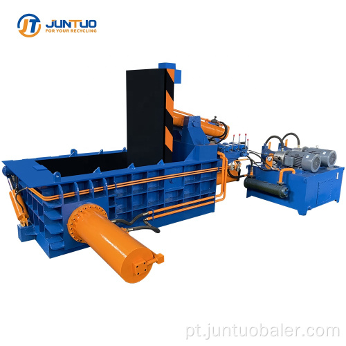 Boa prensa enfardadeira horizontal hidráulica para sucata de metal